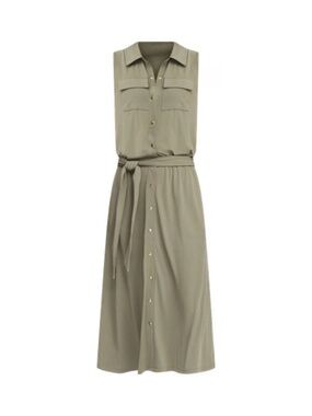 NWT Chicos Travelers™ Knit Sleeveless Shirtdress